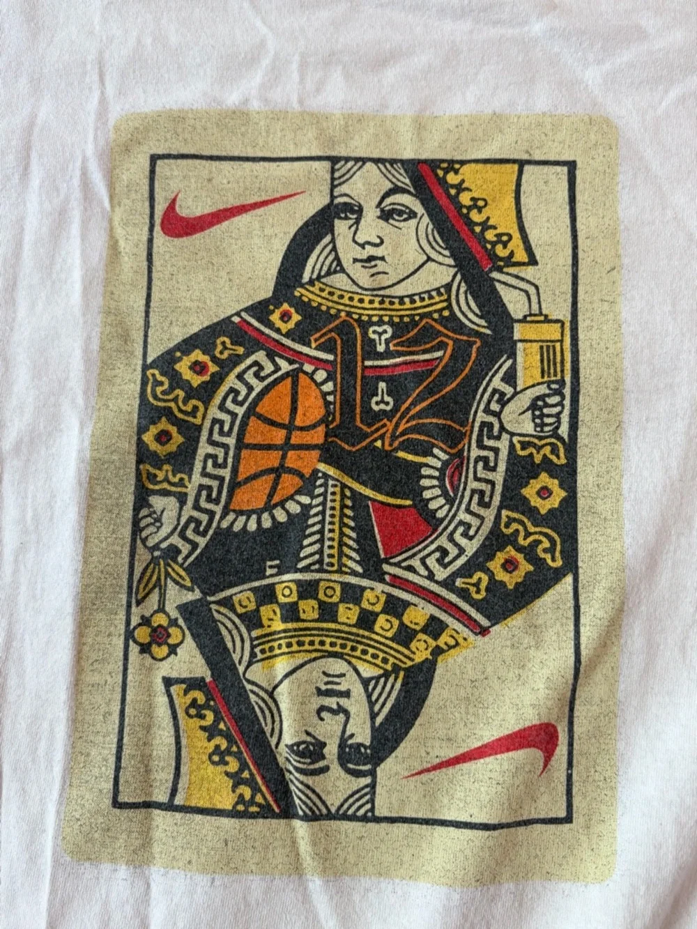 Vintage Nike I'm the Queen of this Court Jack Short Sleeve Graphic T-Shirt Top